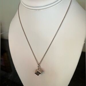 Tiffany & Co. Atlas Cube Necklace